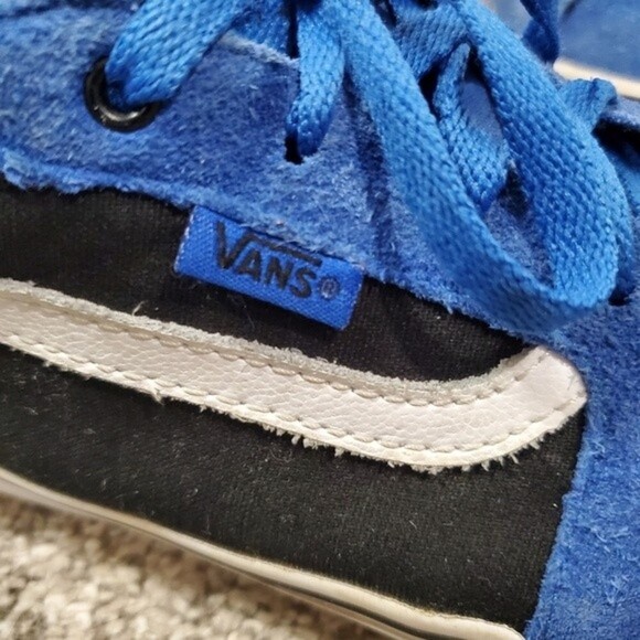 Vans Blue Suede Filmore Sneakers Mens size 7, Womens sz 9 - Picture 6 of 12